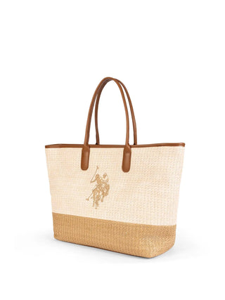 BORSA A SPALLA DONNA - US POLO ASSN. NATURALE - BEU2P8695WP5 2