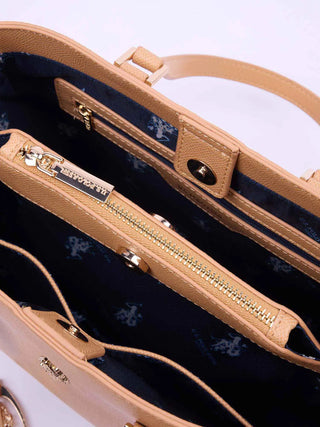 BORSA A MANO DONNA - US POLO ASSN. CAMEL - BEUJE8662WVP 3