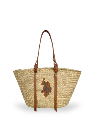 BORSA A SPALLA DONNA - US POLO ASSN. NATURALE - BEUO19023WZA 1