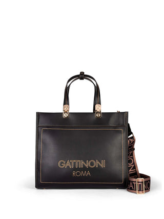 BORSA A MANO DONNA - GATTINONI ROMA NERO - BINIA8447WVP
