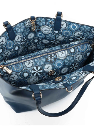 BORSA A MANO DONNA - GATTINONI ROMA BLU - BINTD8011WZT 3