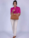 BORSA A MANO DONNA - US POLO ASSN. COGNAC - BIU0M8869WVP 7
