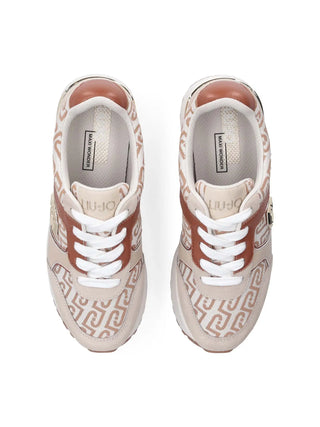 DAMEN-SNEAKER - LIU-JO BEIGE - BA6019PX617 4