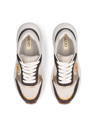 DAMEN-SNEAKER - LIU-JO BRAUN-BEIGE - BA6045PX831 4