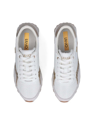 DAMEN-SNEAKER - LIU-JO WEISS-GOLD - BA6065TX524 4