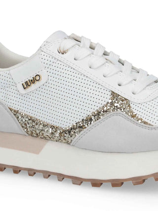 DAMEN-SNEAKER - LIU-JO WEISS-GOLD - BA6065TX524 5