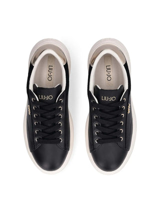 DAMEN-SNEAKER - LIU-JO SCHWARZ-GOLD - BA6069P0304 4