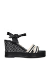 SANDALO DONNA - NAZARENO GABRIELLI NERO - 7314 1