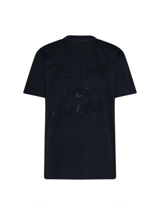 DAMEN-T-SHIRT - SILVIAN HEACH SCHWARZ - GPP26412TS