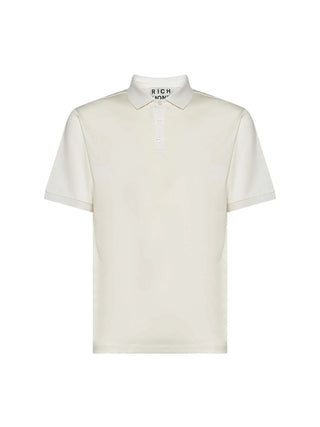 Herren-Poloshirt - John Richmond, Weiß - UMP26035PO