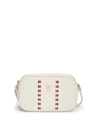 DAMEN-SCHULTERTASCHE - TOMMY HILFIGER CREME - AW0AW18153