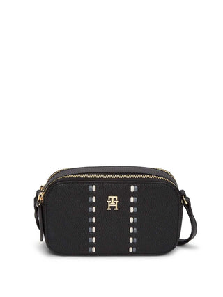DAMEN-SCHULTERTASCHE - TOMMY HILFIGER SCHWARZ - AW0AW18153