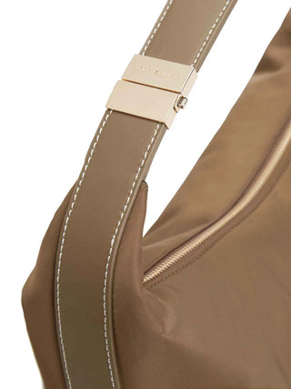 DAMEN-HOBO-TASCHE - TOMMY HILFIGER TAUPE - AW0AW18229 4