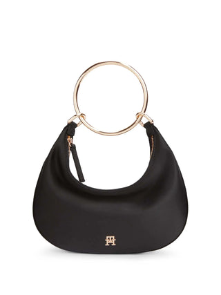 Damen-Hobo-Bag - Tommy Hilfiger Schwarz - AW0AW18236