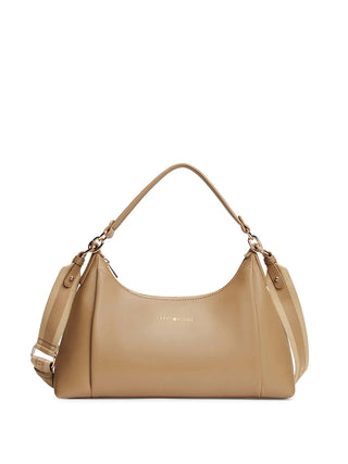 BORSA A SPALLA DONNA - TOMMY HILFIGER BEIGE - AW0AW18373 1
