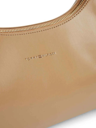 BORSA A SPALLA DONNA - TOMMY HILFIGER BEIGE - AW0AW18373 4