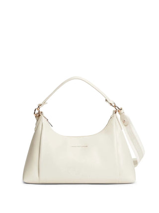 BORSA A SPALLA DONNA - TOMMY HILFIGER CREMA - AW0AW18373 1