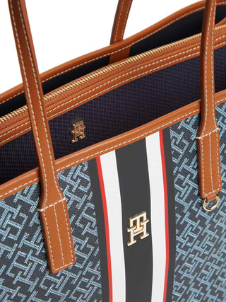 TOTE DONNA - TOMMY HILFIGER BLU - AW0AW18390 4