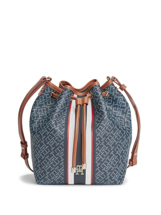 BORSA A SPALLA DONNA - TOMMY HILFIGER BLU - AW0AW18392