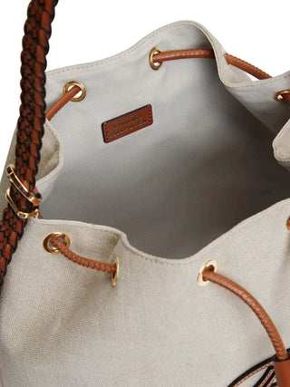 TRACOLLA DONNA - TOMMY HILFIGER NATURALE - AW0AW18631 3