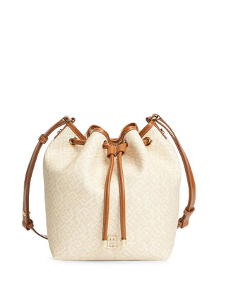 BORSA A SPALLA DONNA - TOMMY HILFIGER NATURALE - AW0AW18847 1
