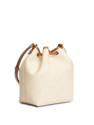 BORSA A SPALLA DONNA - TOMMY HILFIGER NATURALE - AW0AW18847 2