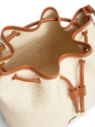 BORSA A SPALLA DONNA - TOMMY HILFIGER NATURALE - AW0AW18847 3