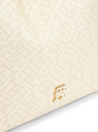 BORSA A SPALLA DONNA - TOMMY HILFIGER NATURALE - AW0AW18847 4