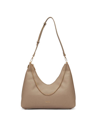 BORSA A SPALLA DONNA - CALVIN KLEIN TAUPE - LV04F3495G