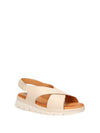 SANDALO DONNA - RIPOSELLA PANNA - BRUNA E WC00BX 2