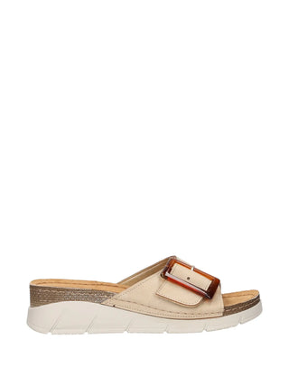 SCALZATO DONNA - RIPOSELLA BEIGE - FRIDA E WB04BX 1