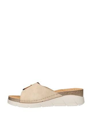 SCALZATO DONNA - RIPOSELLA BEIGE - FRIDA E WB04BX 4