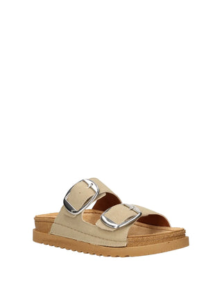 SCALZATO DONNA - RIPOSELLA BEIGE - LISA E WC02BX 2