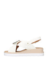 SANDALO DONNA - RIPOSELLA BIANCO - MARIA E WC00BX 4