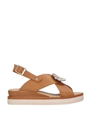 SANDALO DONNA - RIPOSELLA CUOIO - MARIA E WC00BX 1