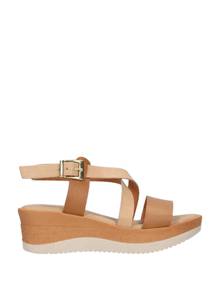 SANDALO DONNA - RIPOSELLA BEIGE - MARIELLA E WC01BX 1