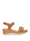 SANDALO DONNA - RIPOSELLA CUOIO - MARIELLA E WC02BX 1