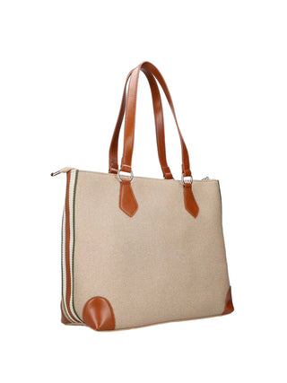 BORSA A SPALLA DONNA - LUMBERJACK NATURALE - LKP05WBA0701 3