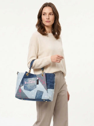 DAMENHANDTASCHEN - BRACCIALINI BLAU - B18821-TY 5