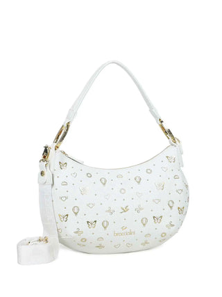 DAMEN-SCHULTERTASCHE - BRACCIALINI WEISS - B18882-YY 2