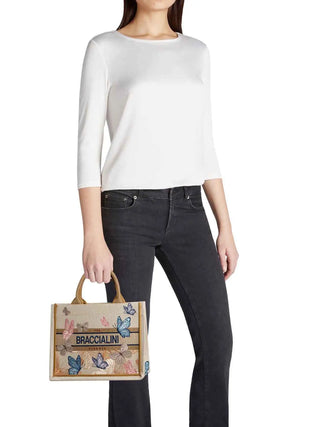 DAMENHANDTASCHEN - BRACCIALINI BEIGE - B18920-TY 5