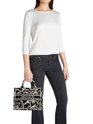 DAMENHANDTASCHEN - BRACCIALINI SCHWARZ - B18920-TY 4