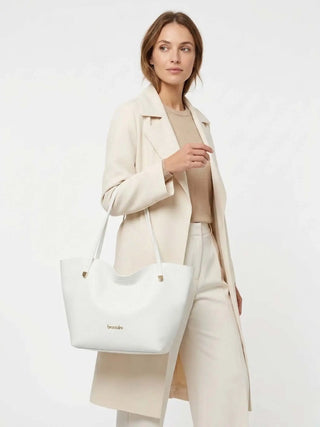 DAMEN-SCHULTERTASCHE - BRACCIALINI WEISS - B19031-PP 5