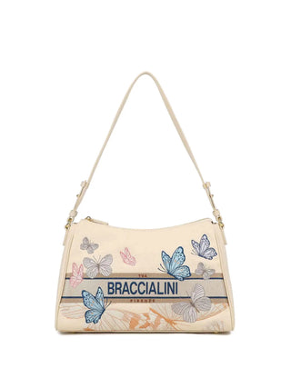 DAMEN-SCHULTERTASCHE - BRACCIALINI BEIGE - B19062-TY