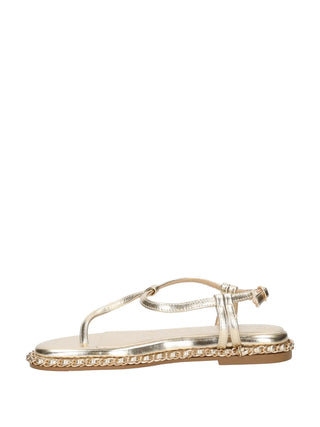 DAMEN-FLIP-FLOPS - IKAROS GOLD - 2532 4