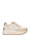 SNEAKERS DONNA - NINI BEIGE-BIANCO - 26274 1