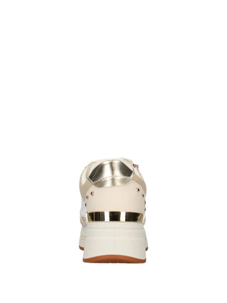 SNEAKERS DONNA - NINI BEIGE-BIANCO - 26274 5