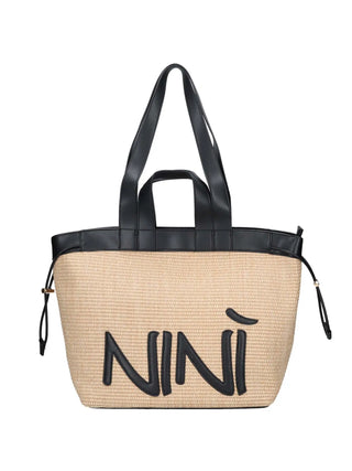 BORSA A SPALLA DONNA - NINI NERO - 26308 1
