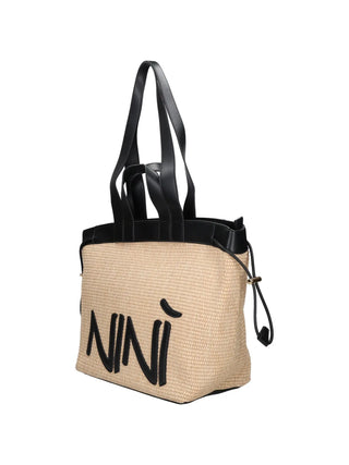 BORSA A SPALLA DONNA - NINI NERO - 26308 2