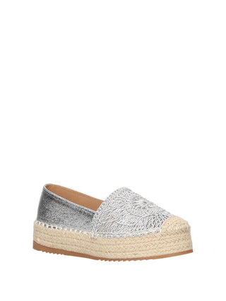 ESPADRILLES FÜR DAMEN - NINI SILBER - SS25166 2
